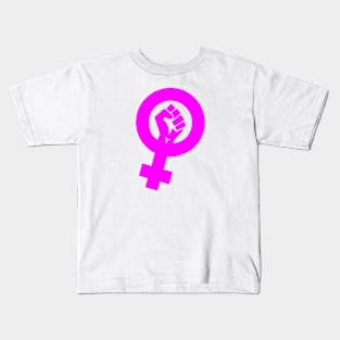 Feminist symbol pink Kids T-Shirt